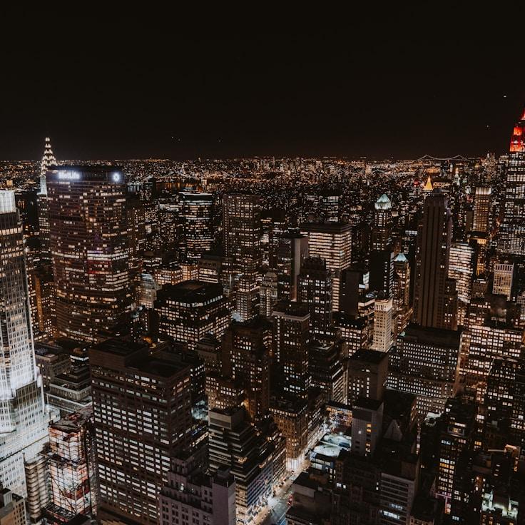 Families relaxing in a mall food court area